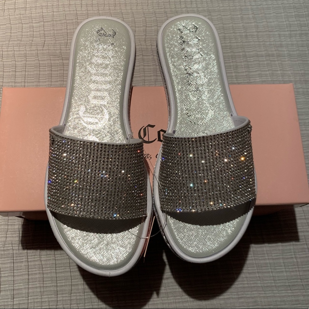 Juicy Couture Yippy Sandals. Brand new in box.